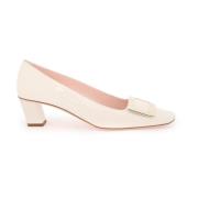 Iconische Square Buckle Lakleren Pumps Roger Vivier , Beige , Dames