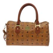 Pre-owned Canvas handbags MCM Pre-owned , Brown , Dames