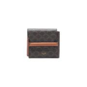 Pre-owned Canvas wallets Celine Vintage , Brown , Dames