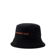 Katoenen Bucket Hat Made in Vietnam Balenciaga , Black , Unisex