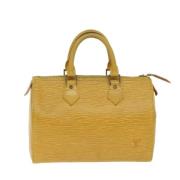 Pre-owned Leather louis-vuitton-bags Louis Vuitton Vintage , Yellow , ...