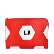 Pre-owned Fabric pouches Louis Vuitton Vintage , Red , Dames