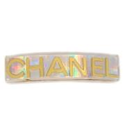 Pre-owned Metal hair-accessories Chanel Vintage , Yellow , Dames