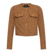 Tweed Jacket Versace , Brown , Dames