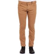 Bruine Denim Jeans met knoopsluiting Dsquared2 , Brown , Heren