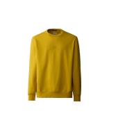 Geribbelde Crewneck Fleece Sweater C.p. Company , Yellow , Heren