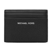 Zwarte Bifold Portemonnee voor Mannen Michael Kors , Black , Heren