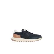 Blauwe Suède Lage Sneakers Tod's , Blue , Heren