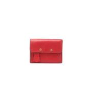 Pre-owned Leather wallets Louis Vuitton Vintage , Red , Dames