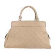 Pre-owned Leather totes Louis Vuitton Vintage , Beige , Dames