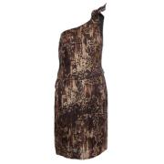 Pre-owned Silk dresses Oscar De La Renta Pre-owned , Multicolor , Dame...