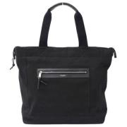 Pre-owned Canvas handbags Yves Saint Laurent Vintage , Black , Dames
