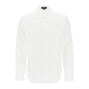 Jacquard Allover Overhemd Versace , White , Heren