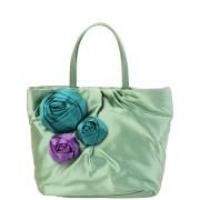 Pre-owned Satin handbags Prada Vintage , Green , Dames