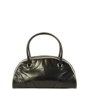 Pre-owned Leather handbags Prada Vintage , Black , Dames