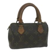 Pre-owned Canvas louis-vuitton-bags Louis Vuitton Vintage , Brown , Da...