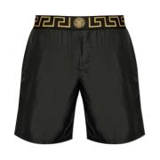 Zwembroek met logo Versace , Black , Heren