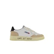 Lage Man Medalist Sneakers Autry , White , Heren