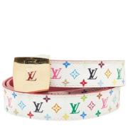 Pre-owned Canvas belts Louis Vuitton Vintage , Multicolor , Dames