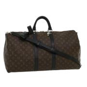 Pre-owned Canvas handbags Louis Vuitton Vintage , Brown , Dames