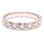 Pre-owned Rose Gold rings Chanel Vintage , Pink , Dames