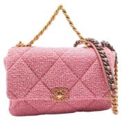 Pre-owned Fabric chanel-bags Chanel Vintage , Pink , Dames