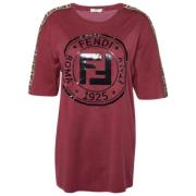 Pre-owned Cotton tops Fendi Vintage , Red , Dames