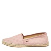 Pre-owned Canvas flats Gucci Vintage , Pink , Dames