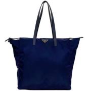 Pre-owned Fabric prada-bags Prada Vintage , Blue , Dames