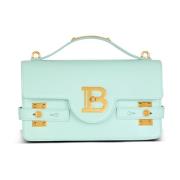 B-Buzz Shoulder 24 kalfsleren tas Balmain , Blue , Dames