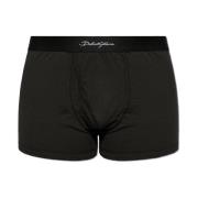 Boxershorts met logo Dolce & Gabbana , Black , Heren