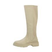 Stijlvolle Over-knee Laarzen Geox , Beige , Dames