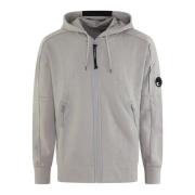 Hooded Open Sweatshirts voor Heren C.p. Company , Gray , Heren