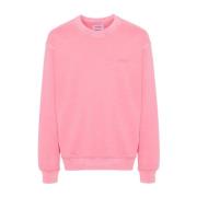 Script Sweatshirt Zwaar Katoen Losse Pasvorm Carhartt Wip , Pink , Her...