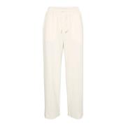 Wit Whisper Straight-Leg Broek InWear , White , Dames