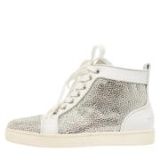 Pre-owned Leather sneakers Christian Louboutin Pre-owned , Multicolor ...