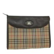 Pre-owned Canvas clutches Burberry Vintage , Multicolor , Dames