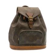 Pre-owned Canvas backpacks Louis Vuitton Vintage , Brown , Dames