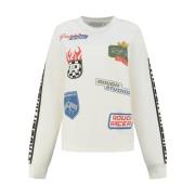 Formula Sweatshirt Rough Studios , White , Dames