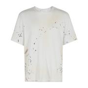 Stijlvolle Painted Tee Helmut Lang , White , Heren