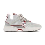 Zilver Rood Kindsay Sneakers Isabel Marant , Gray , Dames