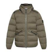 Donsjas met capuchon Stone Island , Green , Heren