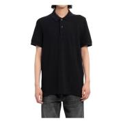 Zwarte Tennis Piquet Polo Shirt Tom Ford , Black , Heren