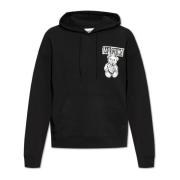 Sweatshirt met print Moschino , Black , Heren