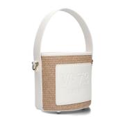 Beatrix Bucket Bag in Beige V73 , Beige , Dames