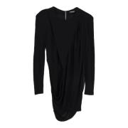 Pre-owned Fabric dresses Balmain Pre-owned , Black , Dames