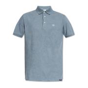 Polo met logo Etro , Blue , Heren