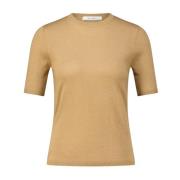 Kasjmier Gebreid Shirt Warren Max Mara , Brown , Dames