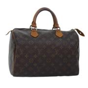 Pre-owned Canvas louis-vuitton-bags Louis Vuitton Vintage , Brown , Da...