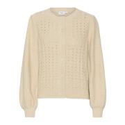 Fellisz Cardigan Gebreid Roomwit Saint Tropez , Beige , Dames